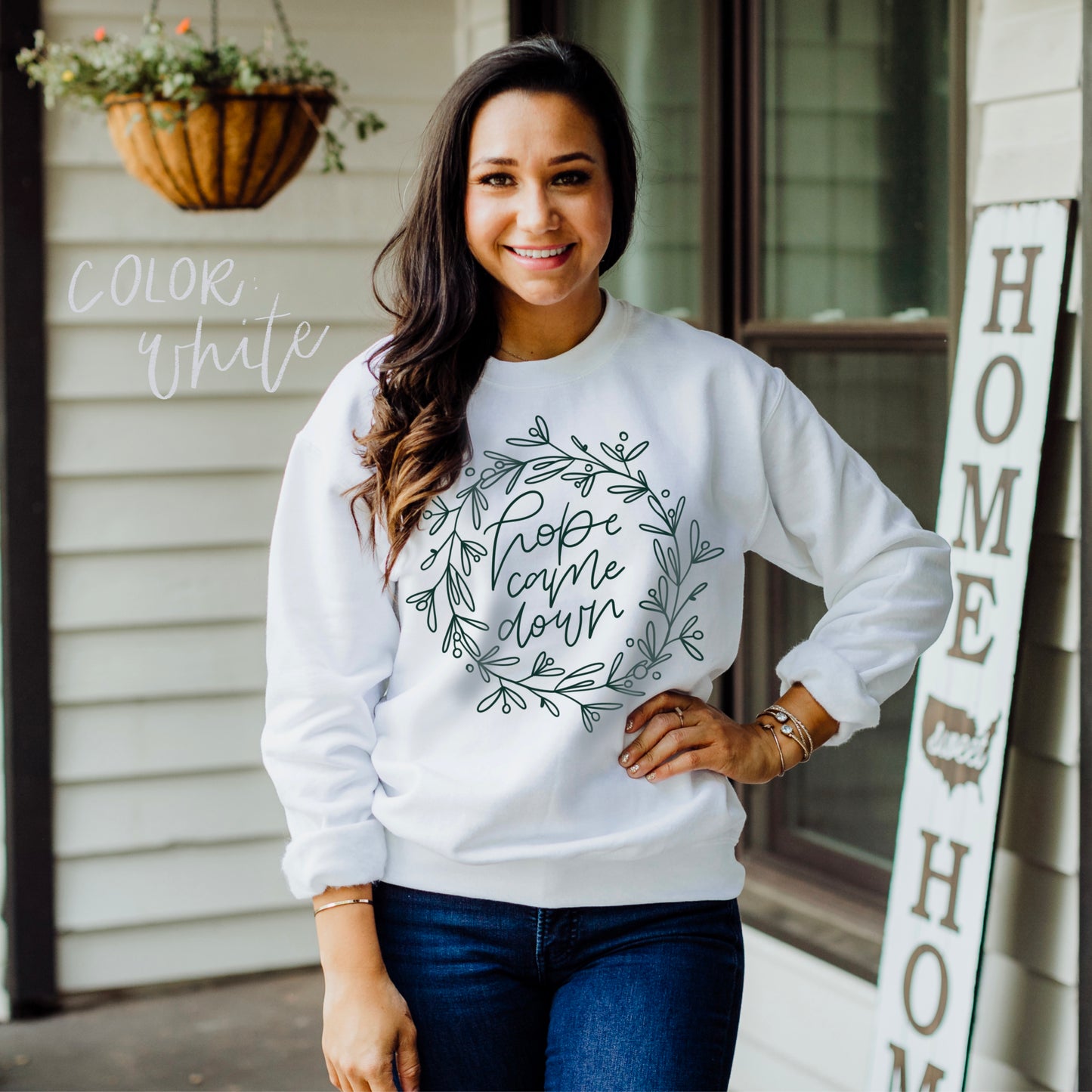 "Hope Came Down" Crewneck Sweatshirt