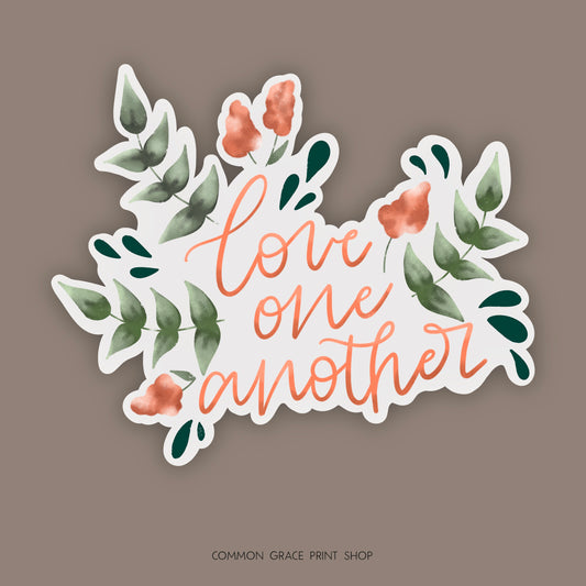 Love One Another Sticker