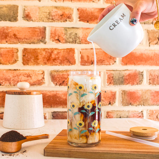 Sunflower Glass Can (20 oz)