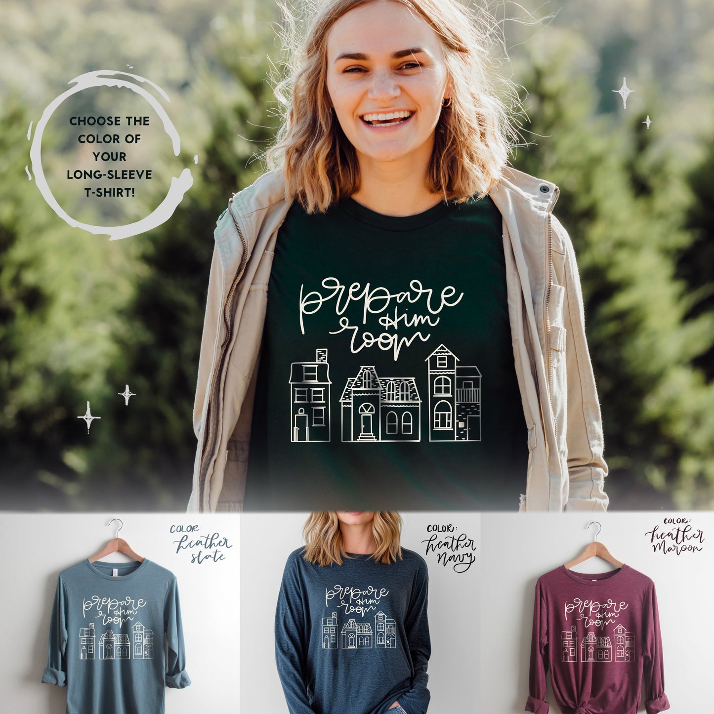"Prepare Him Room" Long-Sleeve T-Shirt