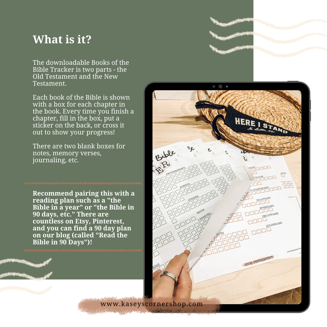 Books of the Bible Printable