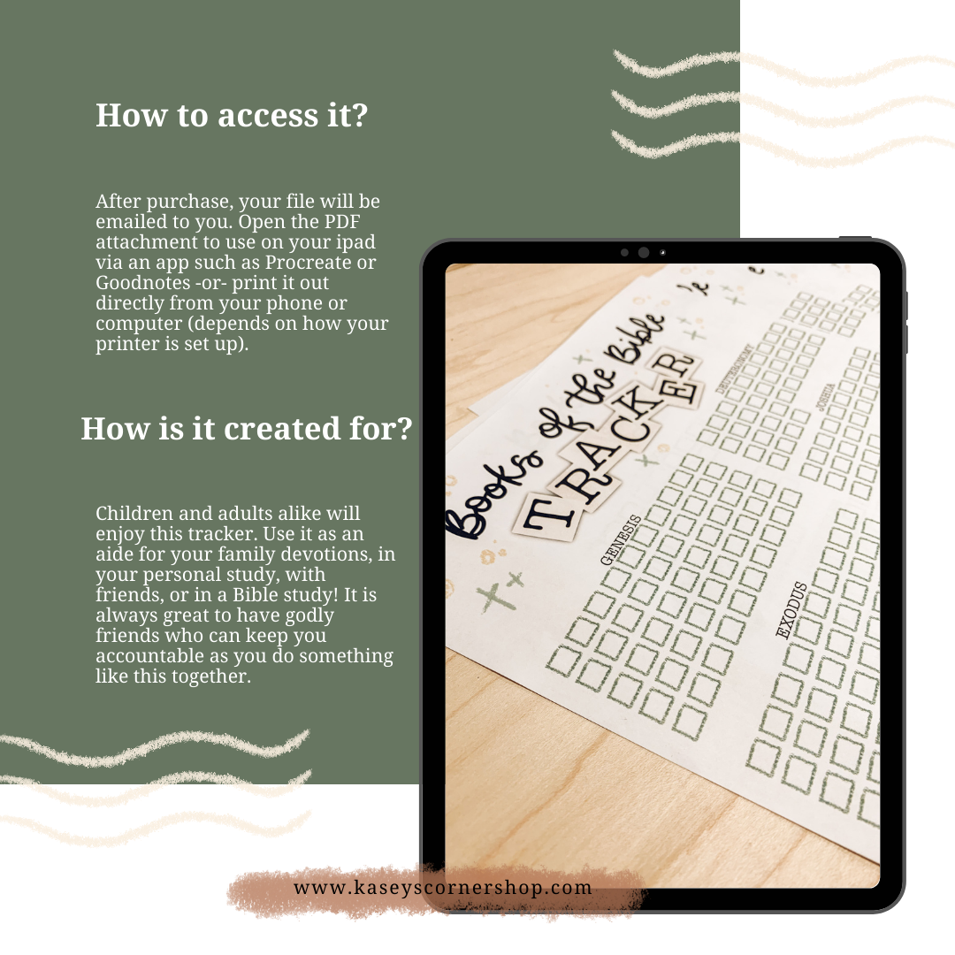 Books of the Bible Printable