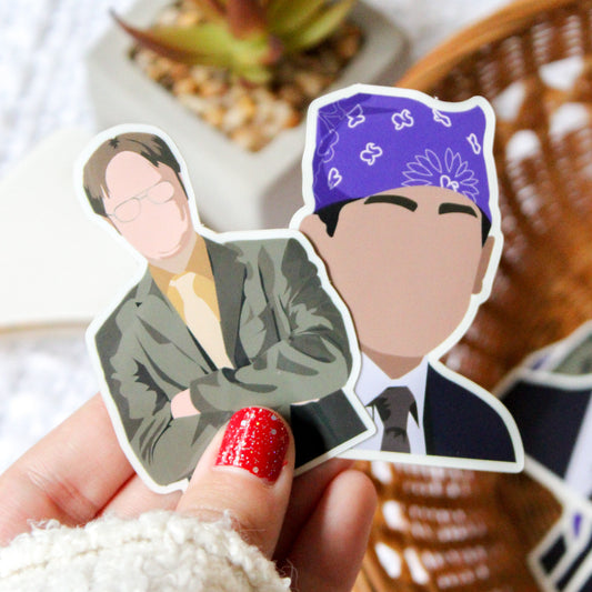 Prison Mike Illustrated Waterproof Vinyl Sticker, 3"