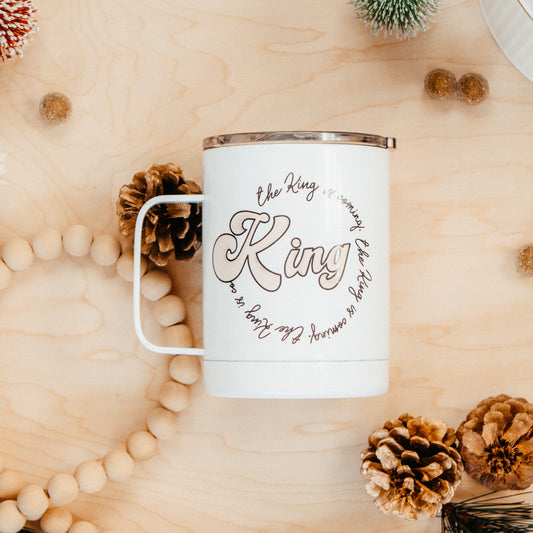 King is Coming Ceramic Coffee Mug Tumbler Mug