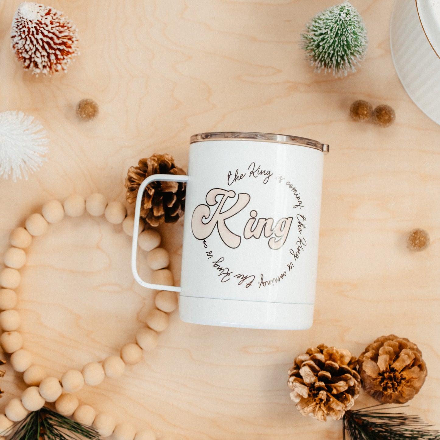 King is Coming Ceramic Coffee Mug Tumbler Mug