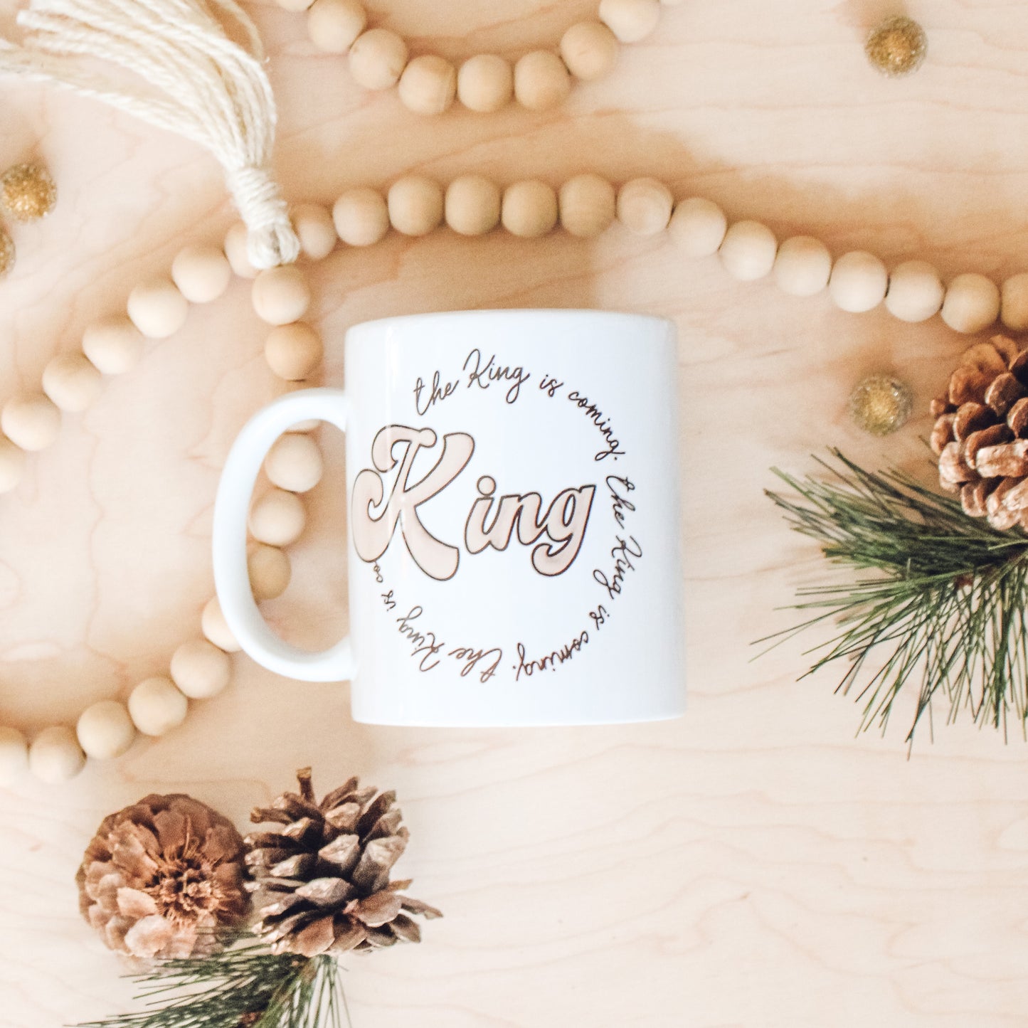 King is Coming Ceramic Coffee Mug Tumbler Mug