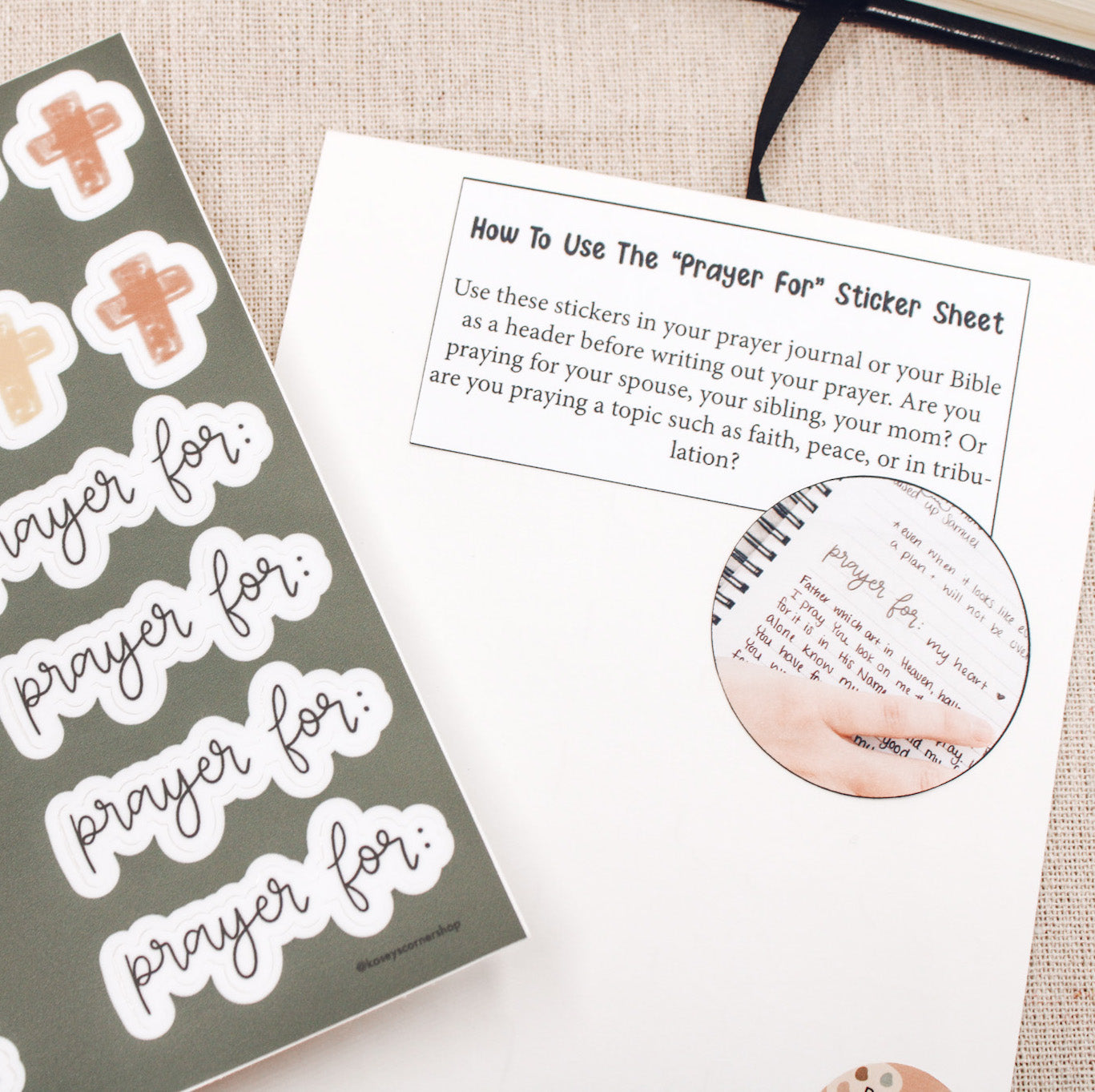 Prayer Journal Sticker Sheet