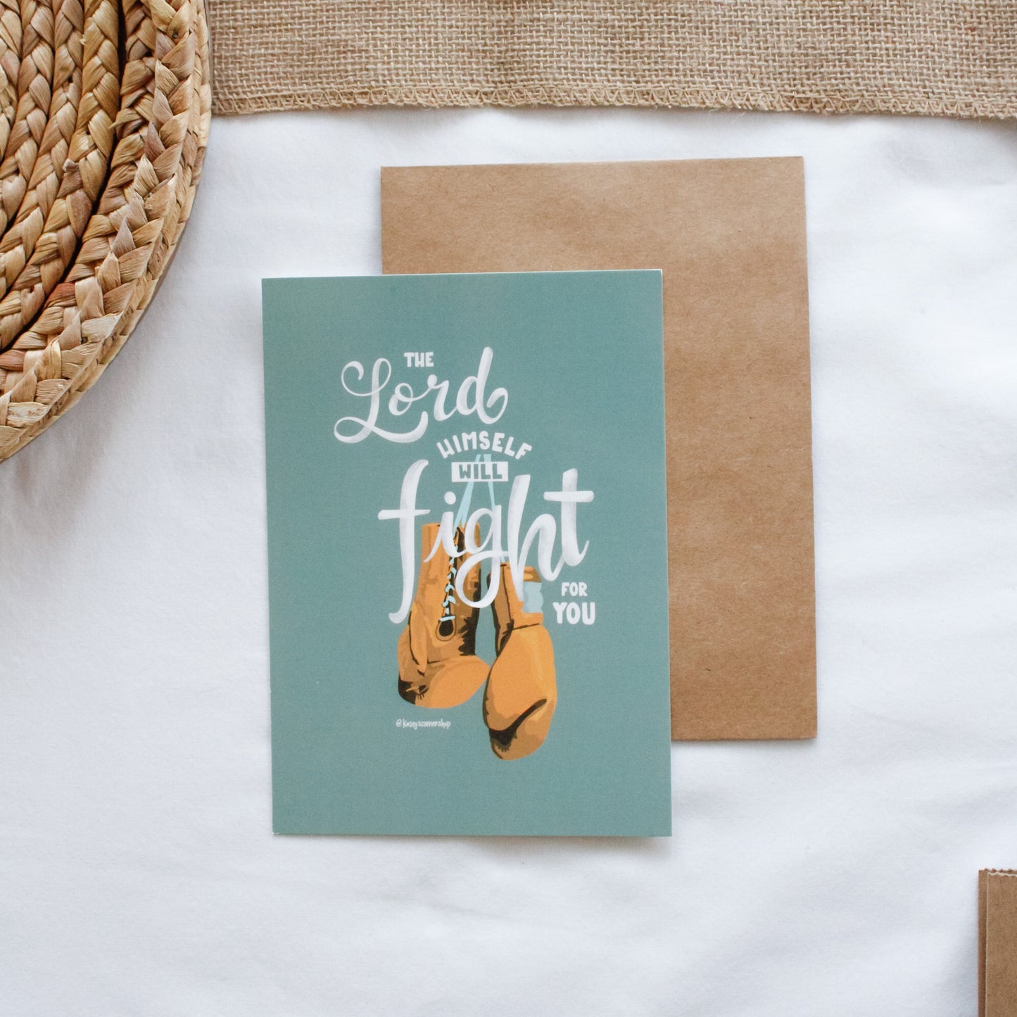 The Lord Will Fight Glossy 5” x 7” Art Print