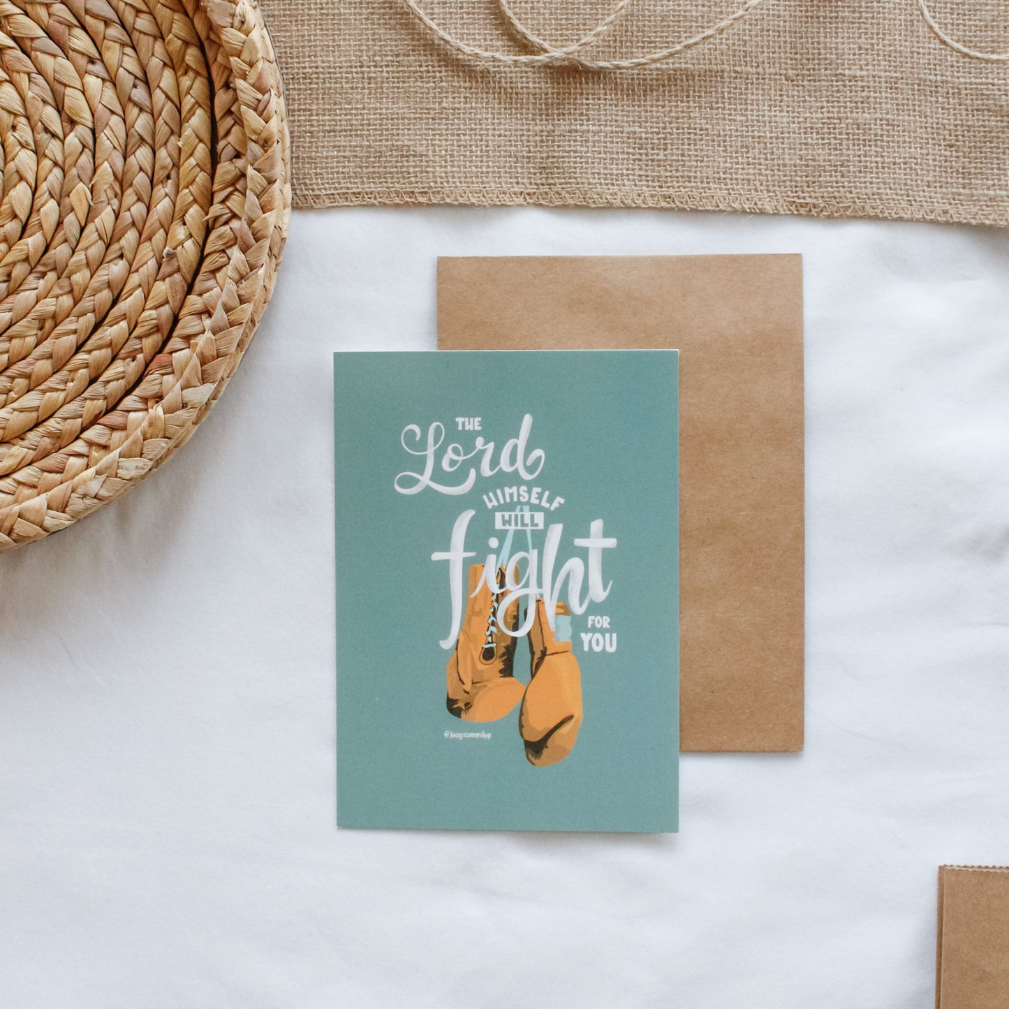 The Lord Will Fight Glossy 5” x 7” Art Print