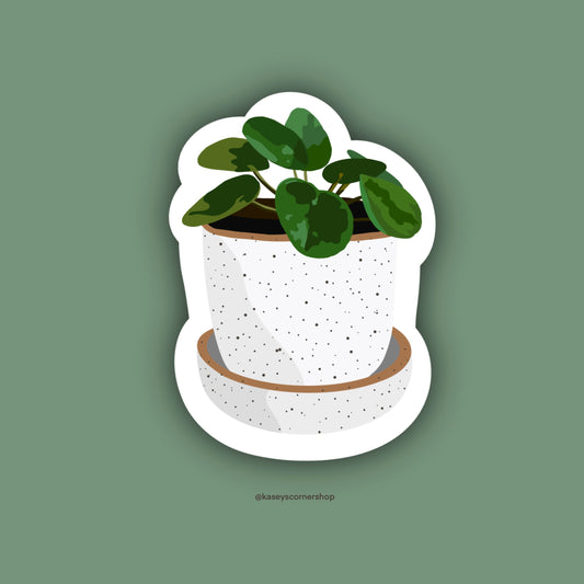 Potted Succulent Waterproof Vinyl Sticker