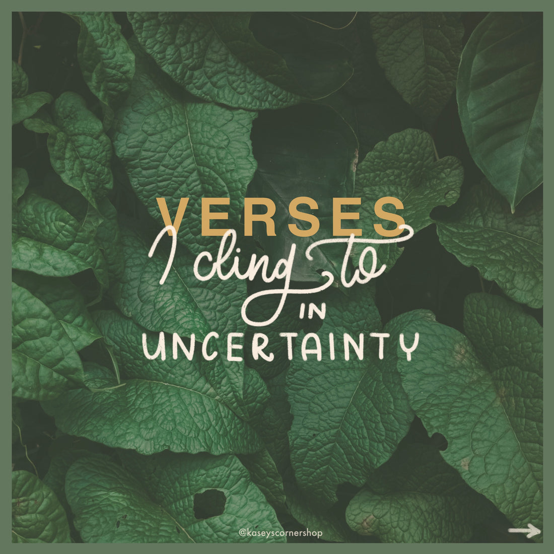 Verses To Cling To In Uncertainty