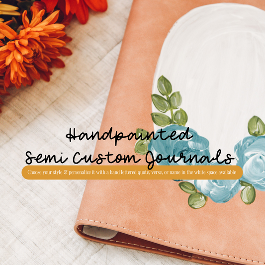 Handpainted Semi Custom Journals
