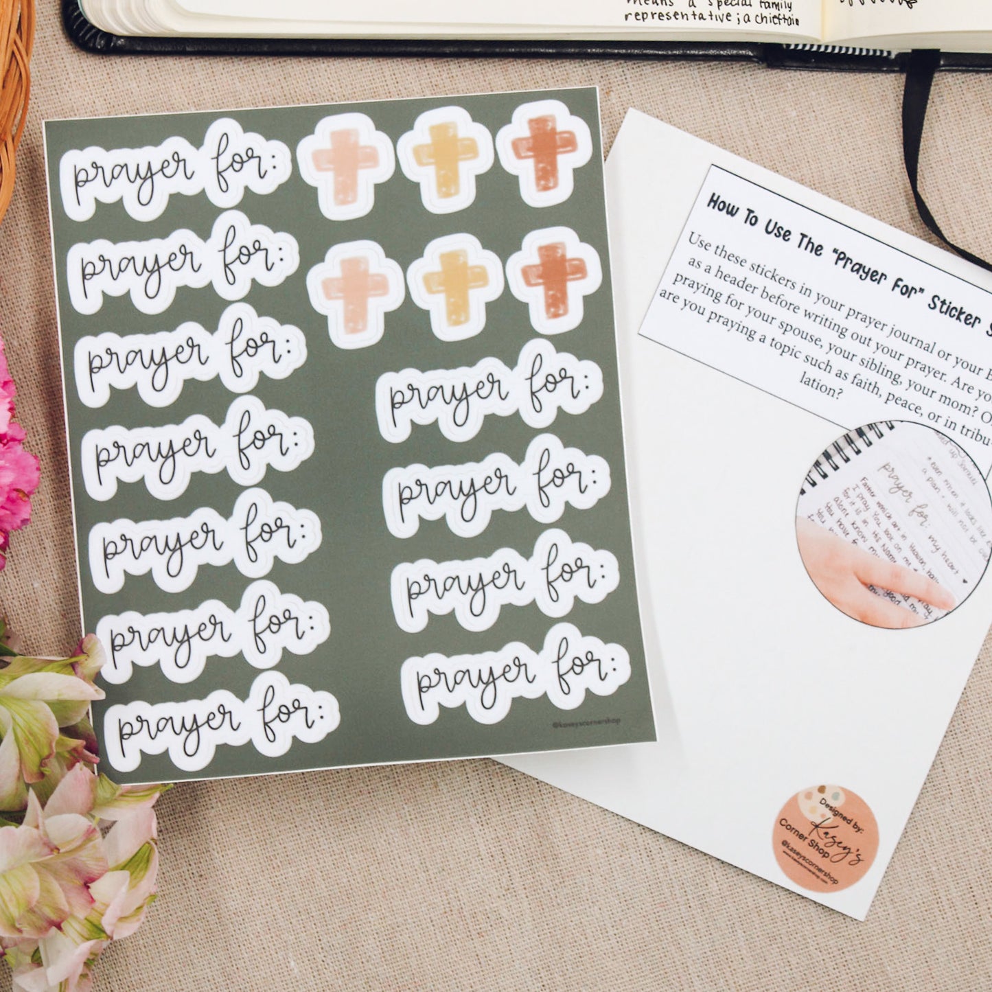 Prayer Journal Sticker Sheet