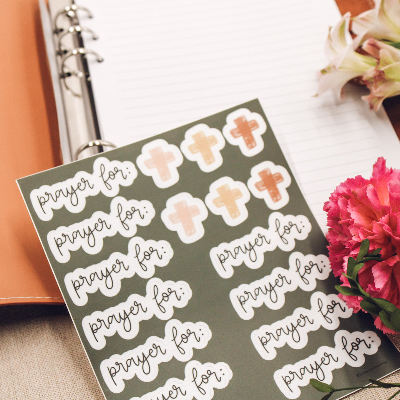 Prayer Journal Sticker Sheet