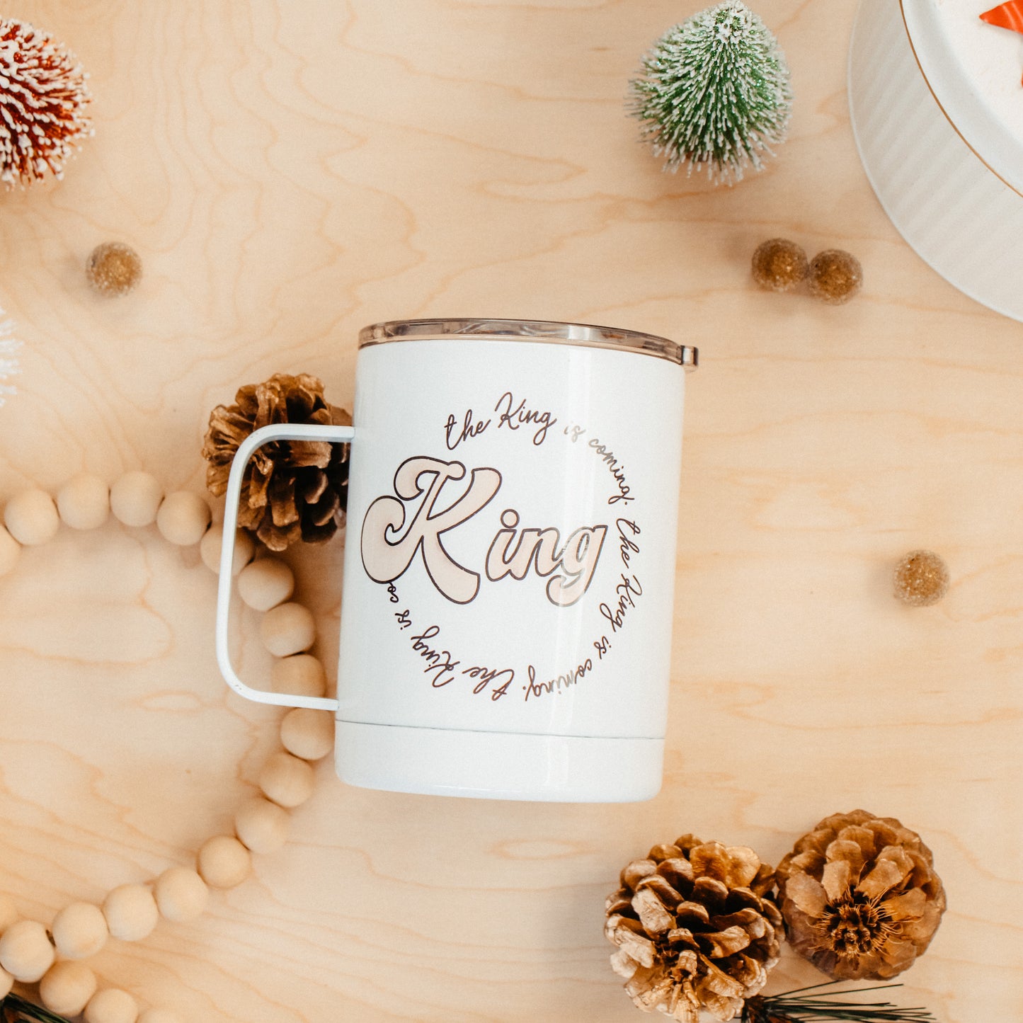 King is Coming Ceramic Coffee Mug Tumbler Mug