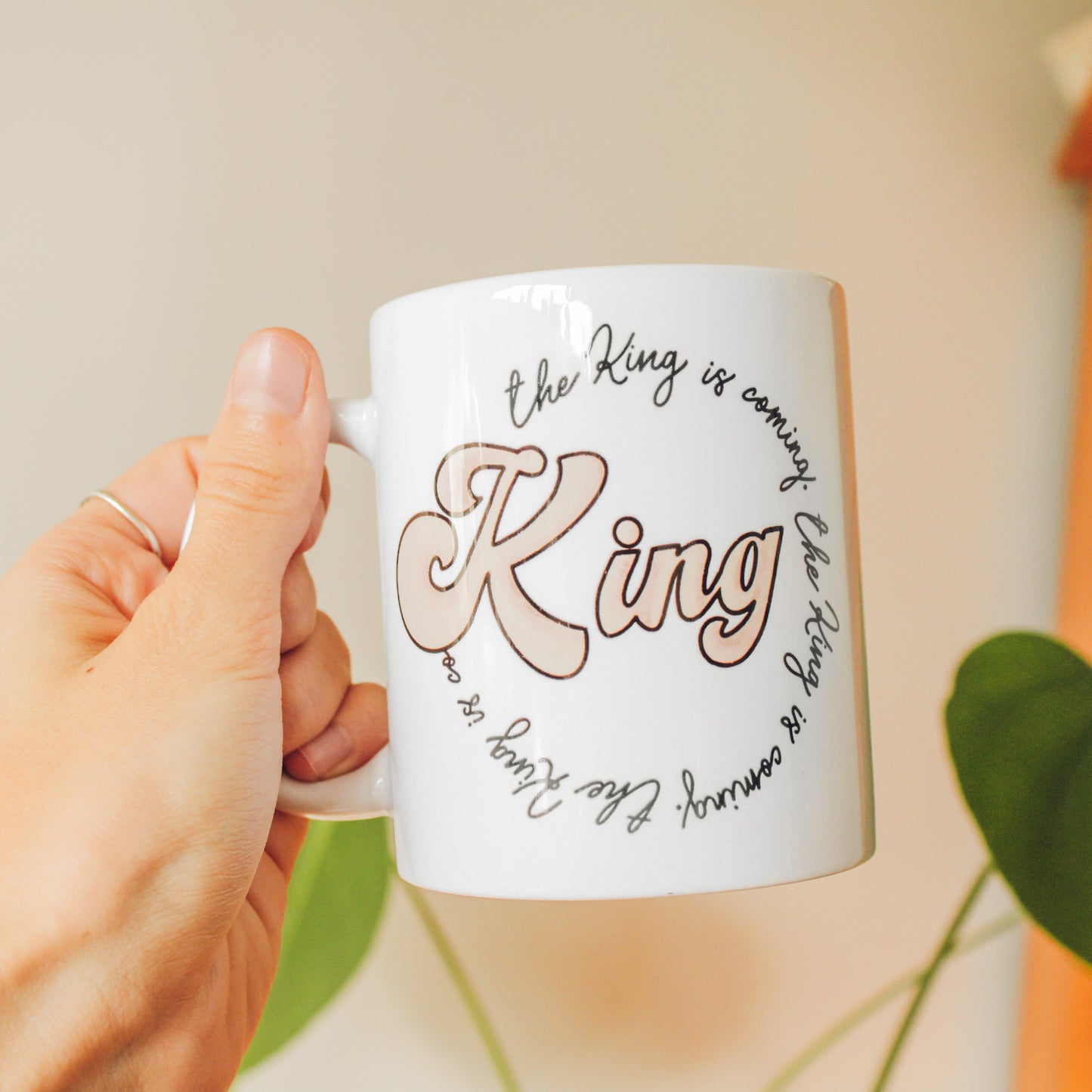 King is Coming Ceramic Coffee Mug Tumbler Mug